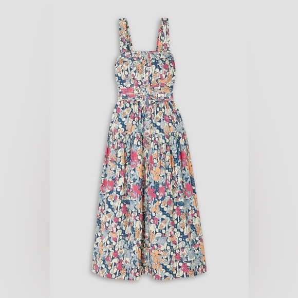 NWT Ulla Johnson Isabel Floral Midi Dress - Picture 5 of 7